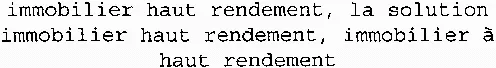 immobilier haut rendement, la solution immobilier haut rendement, immobilier à haut rendement