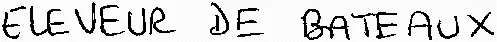 ELEVEUR DE BATEAUX