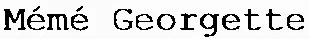 Mémé Georgette