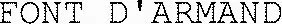 FONT D'ARMAND