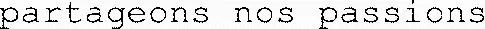 partageons nos passions