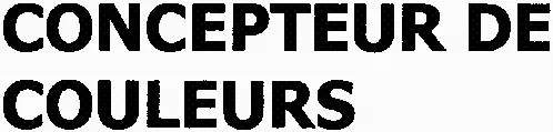 CONCEPTEUR DE COULEURS