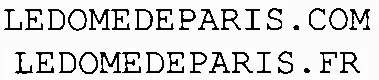 LEDOMEDEPARIS.COM LEDOMEDEPARIS.FR