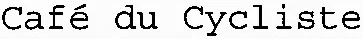 Café du Cycliste