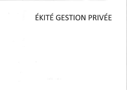 EKITE GESTION PRIVEE