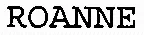 ROANNE