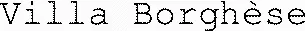 Villa Borghèse