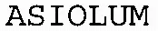 ASIOLUM