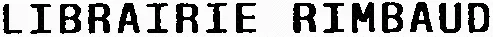 LIBRAIRIE RIMBAUD