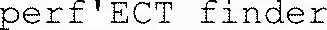 perf'ECT finder