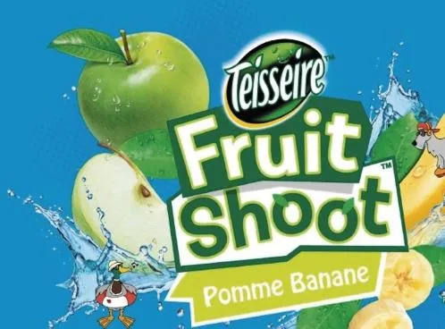 TEISSEIRE FRUIT SHOOT POMME BANANE