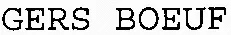 GERS BOEUF