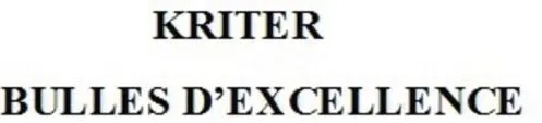 KRITER BULLES D EXCELLENCE