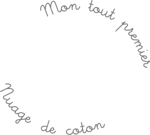 MON TOUT PREMIER NUAGE DE COTON