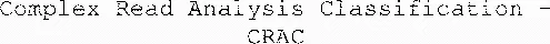 Complex Read Analysis Classification - CRAC