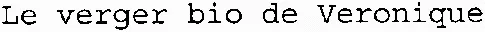Le verger bio de Veronique