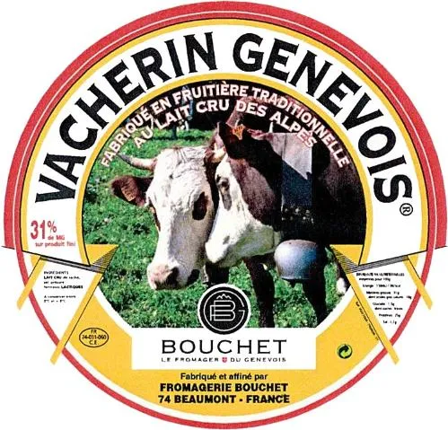 VACHERIN GENEVOIS FABRIQUE EN FRUITIERE TRADITIONNELLE AU LAIT CRU DES ALPES B BOUCHET LE FROMAGE DU GENEVOIS