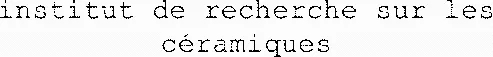 institut de recherche sur les céramiques