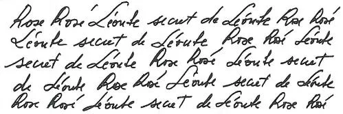 ROSE ROSE LEOUBE LE SECRET DE LEOUBE