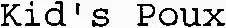 Kid's Poux