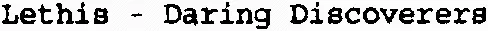 Lethis – Daring Discoverers