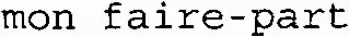 mon faire-part