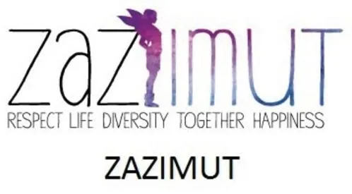 ZAZIMUT RESPECT LIFE DIVERSITY TOGETHER HAPPINESS ZAZIMUT