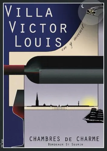VILLA VICTOR LOUIS ON Y ACCOURT... CHAMBRE DE CHARME BORDEAUX ST SEURIN