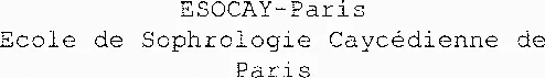 ESOCAY-Paris Ecole de Sophrologie Caycédienne de Paris