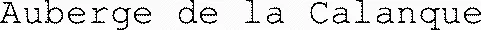 Auberge de la Calanque