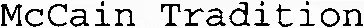 McCain Tradition