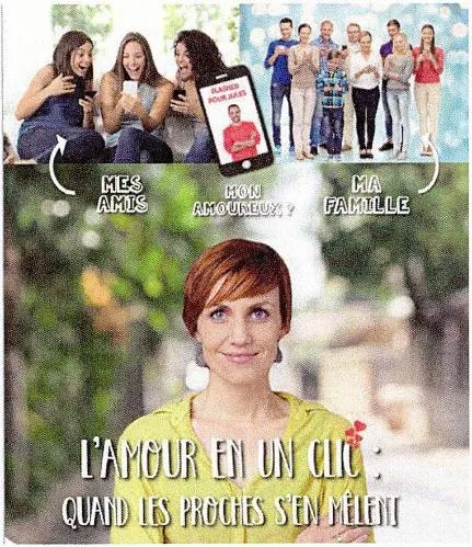L'AMOUR EN UN CLIC : QUAND LES PROCHES S'EN MÊLENT MES AMIS MON AMOUREUX? MA FAMILLE