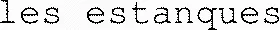 les estanques