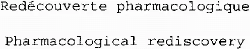Redécouverte pharmacologique Pharmacological rediscovery