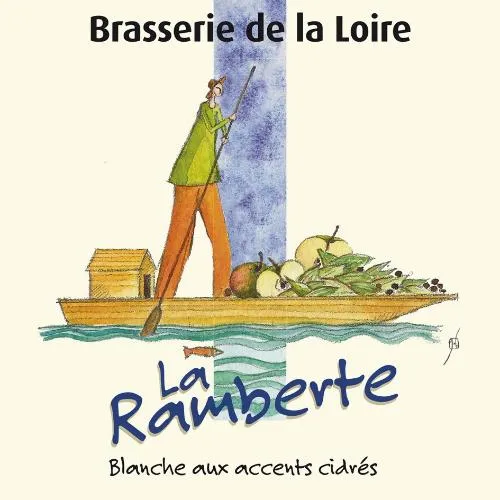 BRASSERIE DE LA LOIRE LA RAMBERTE BLANCHE AUX ACCENTS CIDRES
