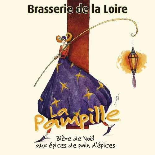 BRASSERIE DE LA LOIRE LA PAMPILLE BIERE DE NOEL AUX EPICES DE PAIN D EPICES