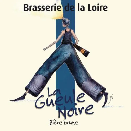 BRASSERIE DE LA LOIRE LA GUEULE NOIRE BIERE BRUNE