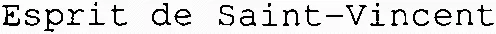Esprit de Saint-Vincent