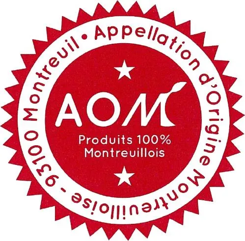 AOM APPELLATION D'ORIGINE MONTREUILLOISE PRODUITS 100% MONTREUILLOIS