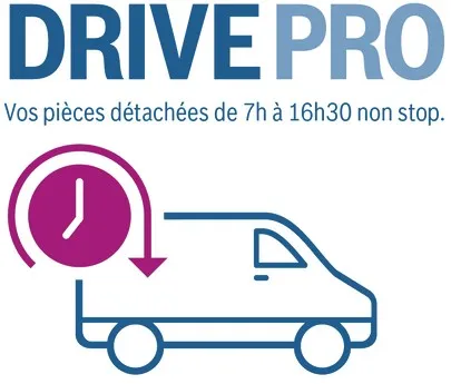 DRIVEPRO VOS PIECES DETACHEES DE 7H A 16H30 NON STOP.