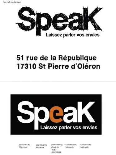 SPEAK LAISSEZ PARLEZ VOS ENVIES