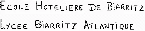 ECOLE HOTELIERE DE BIARRITZ LYCEE BIARRITZ ATLANTIQUE