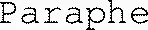 Paraphe