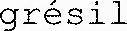 grésil