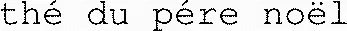 thé du pére noël
