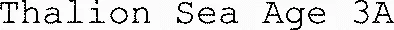 Thalion Sea Age 3A