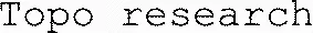 Topo research