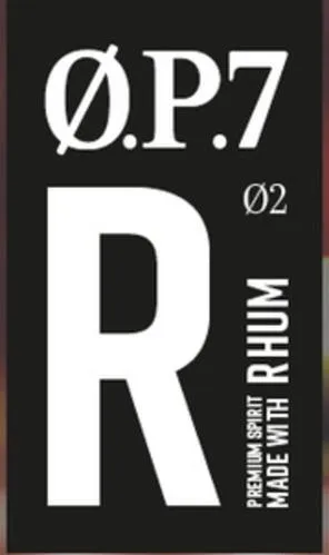 OP7 R PREMIUM SPIRIT MADE WITH RHUM O2