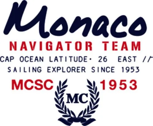 Monaco NAVIGATOR TEAM CAP OCEAN LATITUDE. 26 EAST // SAILING EXPLORER SINCE 1953 MCSC 1953 MC