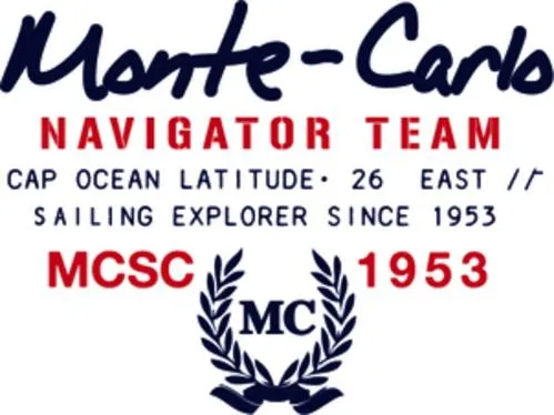 Monte-Carlo NAVIGATOR TEAM CAP OCEAN LATITUDE. 26 EAST // SAILING EXPLORER SINCE 1953 MCSC 1953 MC